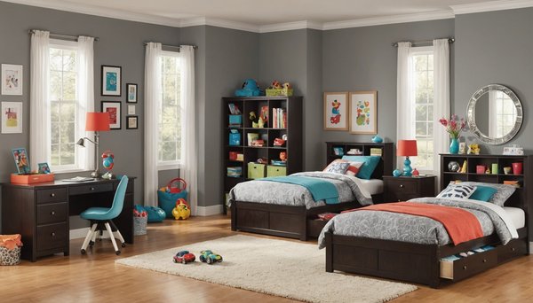 Creative space solutions: expert tips for organizing bedrooms for multiple children
